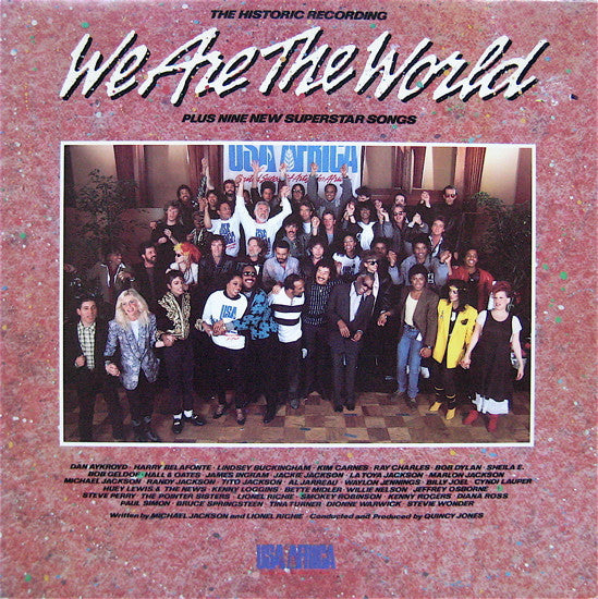 Bruce Springsteen/Prince And The Revolution/Huey Lewis/Tina Turner/Michael Jackson/Various ‎– We Are The World - New Vinyl Record (1985 USA Original Press) - Pop/Rock - Shuga Records