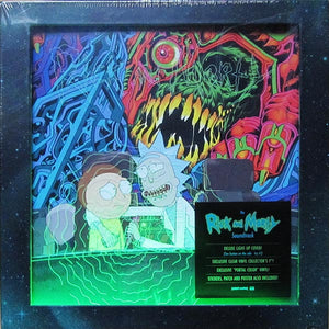 Various – The Rick And Morty Soundtrack - New 2 LP Record Sub Pop Portal Colored Vinyl, 7" Single, Embroidered Patch, Sticker, fold out poster & Download - Soundtrack