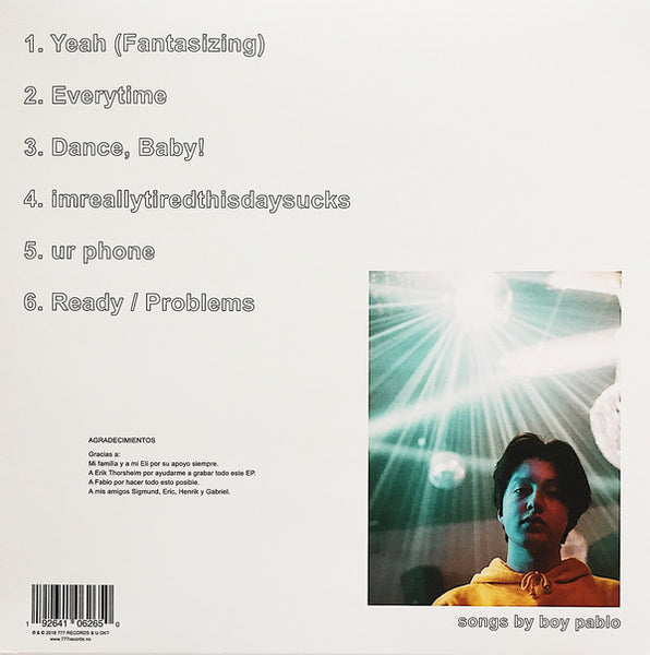 Boy Pablo ‎– Roy Pablo - New EP Record 2019 U OK?/777 USA Clear Vinyl - Indie Pop - Shuga Records