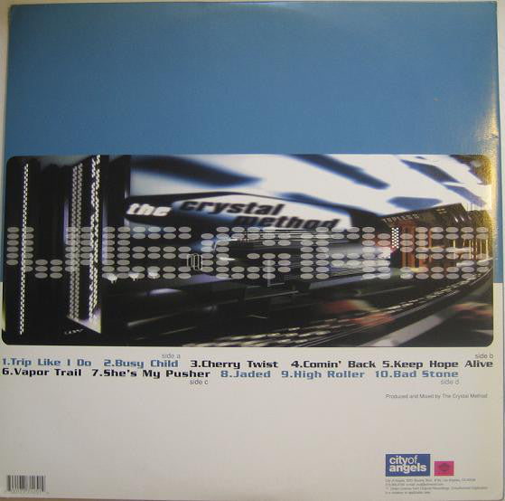 The Crystal Method ‎– Vegas - Mint- 2 LP Record 1997 City Of Angels USA Vinyl - Electronic / Big Beat / Breakbeat - Shuga Records