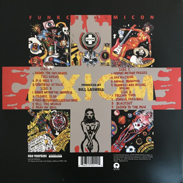 Axiom Funk ‎– Funkcronomicon (1995) - New 2 LP Record 2018 Plain Recordings USA Red & Cyan Vinyl - P.Funk / Funk Metal - Shuga Records