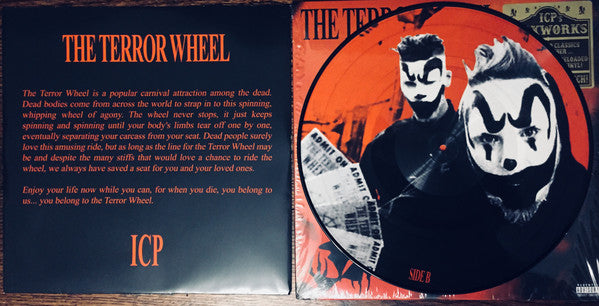 Insane Clown Posse I.C.P. ‎– The Terror Wheel - Mint- Lp Record 2018 Psychopathic USA Picture Disc Vinyl - Hip Hop / Horrorcore - Shuga Records