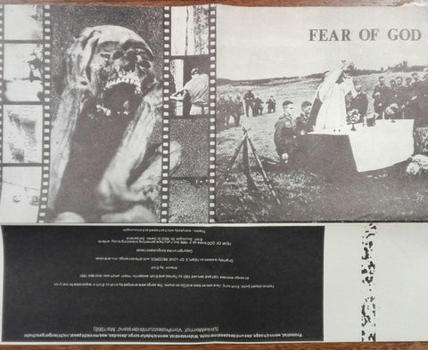 Fear Of God – Fear Of God (1988) - VG+ 7" EP Record 1991 Far Out Switzerland Blue Vinyl - Grindcore / Noisecore
