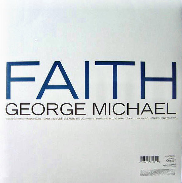 George Michael ‎– Faith (1987) - New LP Record 2008 Epic Europe Import Vinyl - Pop / Synth-pop - Shuga Records
