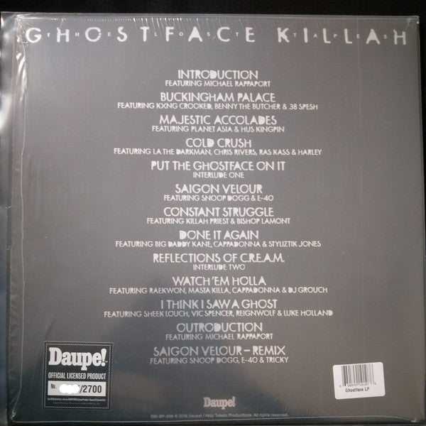 Ghostface Killah - The Lost Tapes - New Lp Record 2018 Daupe! UK Import Vinyl & Numbered - Hip Hop - Shuga Records
