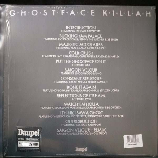 Ghostface Killah - The Lost Tapes - New Lp Record 2018 Daupe! UK Import Vinyl & Numbered - Hip Hop