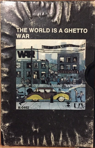 War – The World Is A Ghetto - VG+ Cassette 1972 United Artists Clamshell Slipcase Black & White Tape - Funk / Soul
