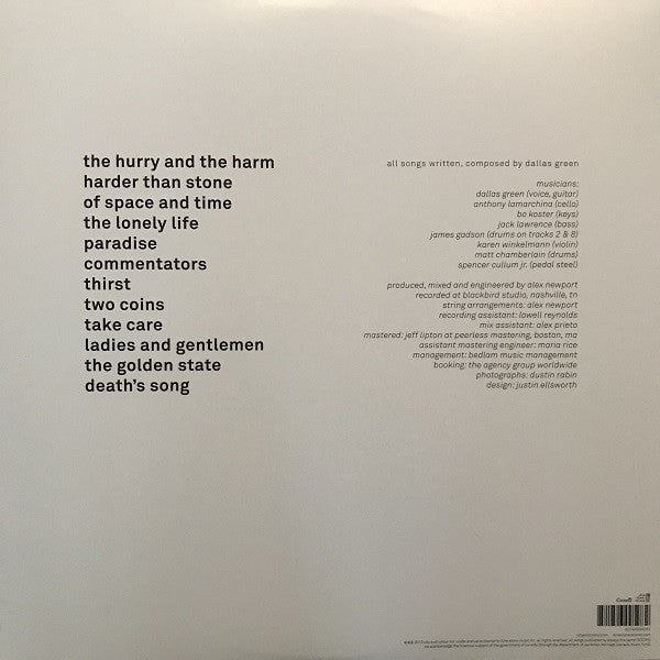 City And Colour ‎– The Hurry And The Harm (2013) - New 2 LP Record 2017 Dine Alone Canada Vinyl & Download - Indie Rock / Folk Rock - Shuga Records