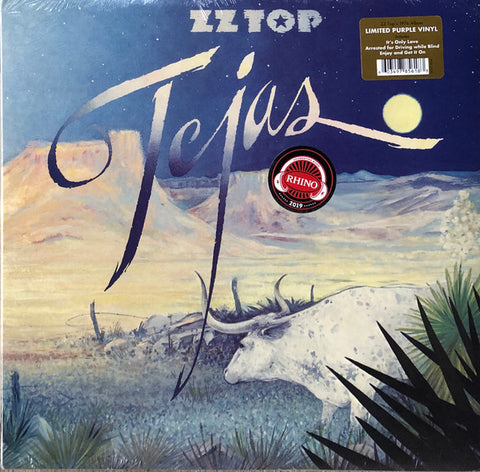 ZZ Top - Tejas (1976) - New LP Record 2019 Warner Rhino Purple Vinyl - Classic Rock / Blues Rock