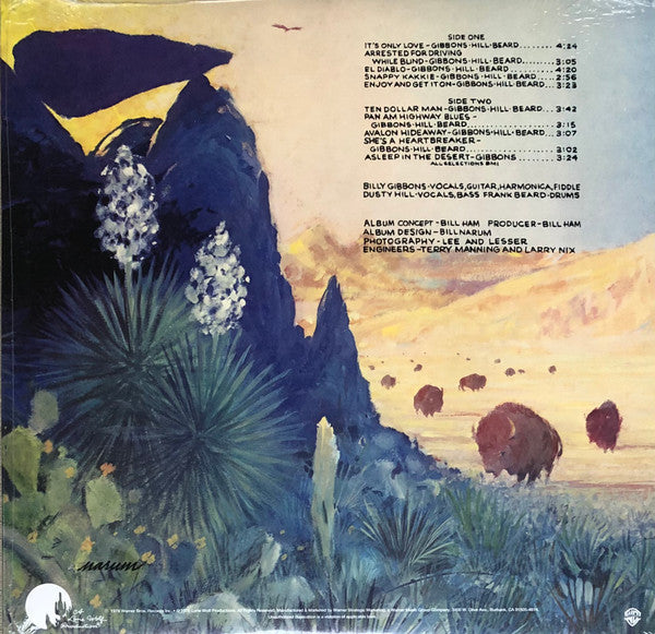 ZZ Top - Tejas (1976) - New LP Record 2019 Warner Rhino Purple Vinyl - Classic Rock / Blues Rock - Shuga Records