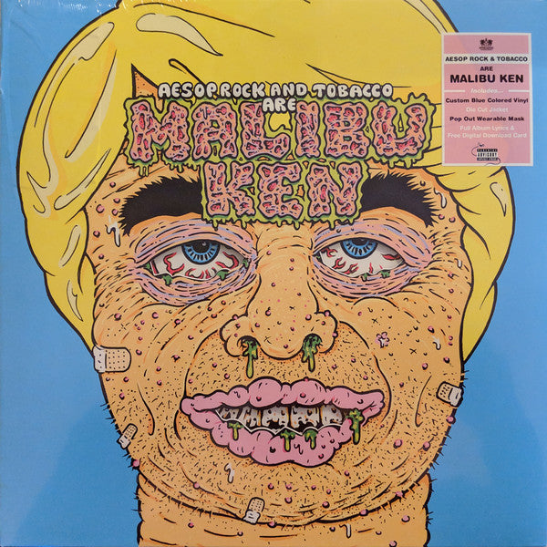 Aesop Rock And Tobacco Are Malibu Ken - Malibu Ken - New LP Record 2018 Rhymesayers Blue Vinyl & Download - Hip Hop - Shuga Records