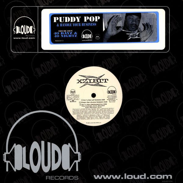 Xzibit - Handle Your Business / Pu**y Pop 12 " Single 1998 Loud PROMO - Hip Hop - Shuga Records