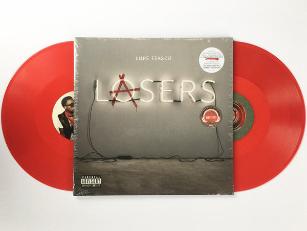 Lupe Fiasco - Lasers - New 2 LP Record 2019 Atlantic USA Translucent Red Vinyl - Pop Rap / Hip Hop