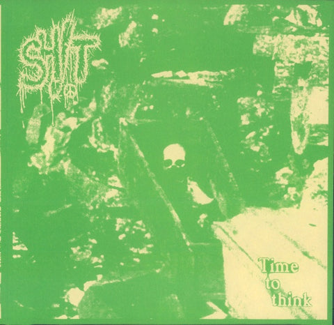 Shit – Time To Think - Mint- 7" EP Record 1990 TNT Germany Orange Vinyl & 3x Inserts - Hardcore / Punk