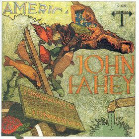 John Fahey ‎– America (1971) - Mint- Lp Record 1973 Takoma USA Stereo Vinyl & Booklet - Folk Rock