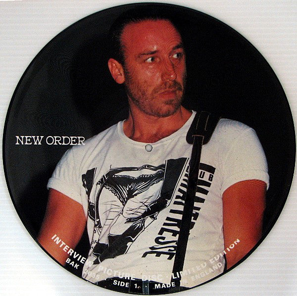 New Order ‎– Limited Edition Interview - Mint- 1980's UK Import Picture Disc - Rock / Non-Music - Shuga Records