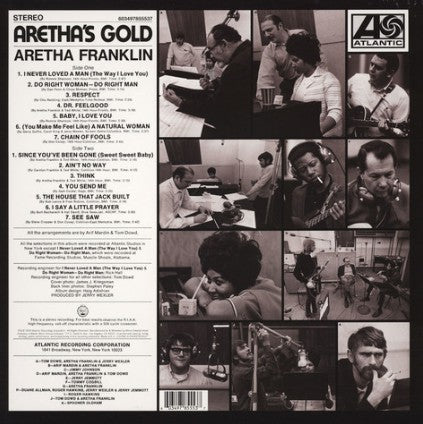 Aretha Franklin - Aretha's Gold (1969) - New LP Record 2019 Atlantic Europe Import Gold Vinyl - Soul - Shuga Records