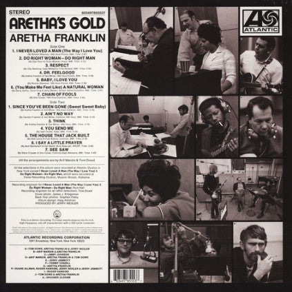 Aretha Franklin - Aretha's Gold (1969) - New LP Record 2019 Atlantic Europe Import Gold Vinyl - Soul