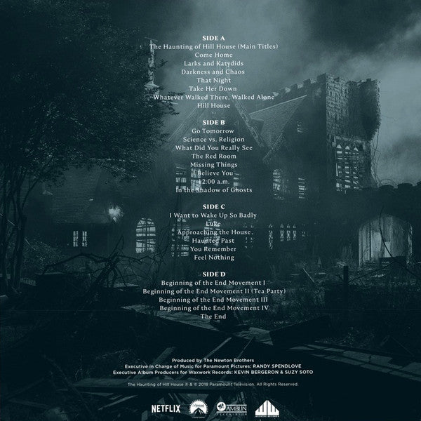 The Newton Brothers ‎– The Haunting Of Hill House - New 2 LP Record 2019 Waxwork USA Green/Blue Swirl 180 gram Vinyl - Soundtrack - Shuga Records