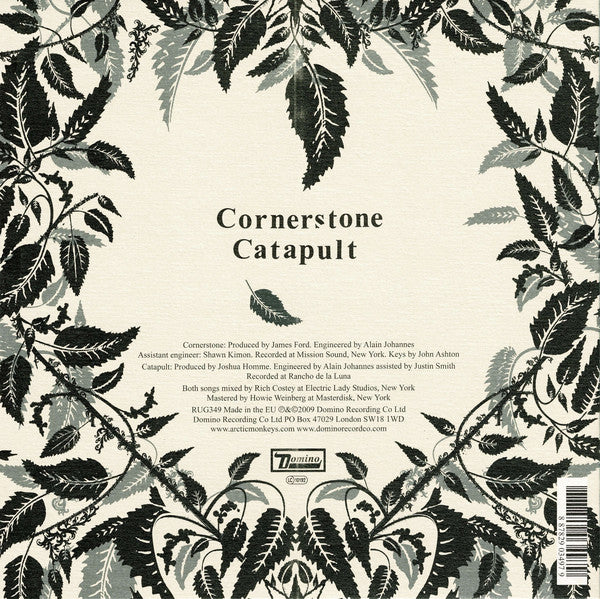 Arctic Monkeys ‎– Cornerstone / Catapult (2009) - New 7" Single Record 2019 Domino Vinyl & Download - Indie Rock