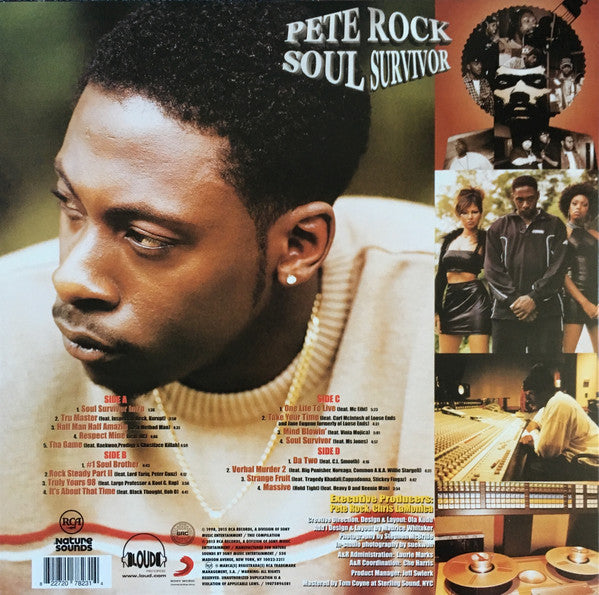 Pete Rock ‎– Soul Survivor (1998) - New 2 LP Record 2019  Nature Sounds USA Vinyl - Hip Hop / Jazzy Hip-Hop - Shuga Records