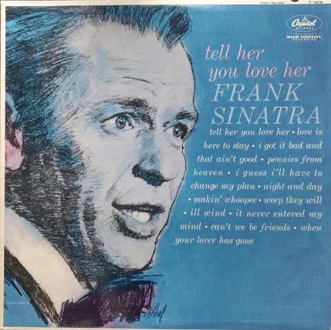 Frank Sinatra – Tell Her You Love Her - Mint- LP Record 1963 Capitol USA Mono Vinyl - Jazz / Swing / Big Band / Pop