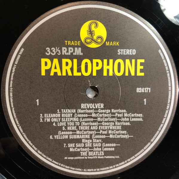 The Beatles - Revolver (1966) - Mint- LP Record 2018 Parlophone 180 gram Stereo Vinyl - Pop Rock / Psychedelic Rock - Shuga Records