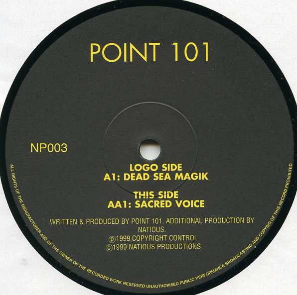 Point 101 – Dead Sea Magik / Sacred Voice - New 12" Single 1999 Natious Productions UK Vinyl - Progressive Trance - Shuga Records