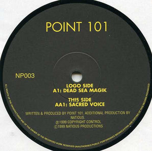 Point 101 – Dead Sea Magik / Sacred Voice - New 12" Single 1999 Natious Productions UK Vinyl - Progressive Trance - Shuga Records