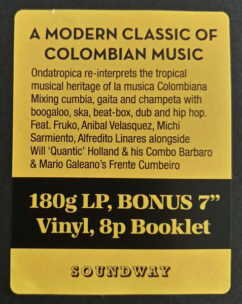 Ondatrópica – Ondatrópica - New 3 LP Record 2019 Soundway Europe Impory 180 gram Vinyl, 7" & Book - Latin / Cumbia