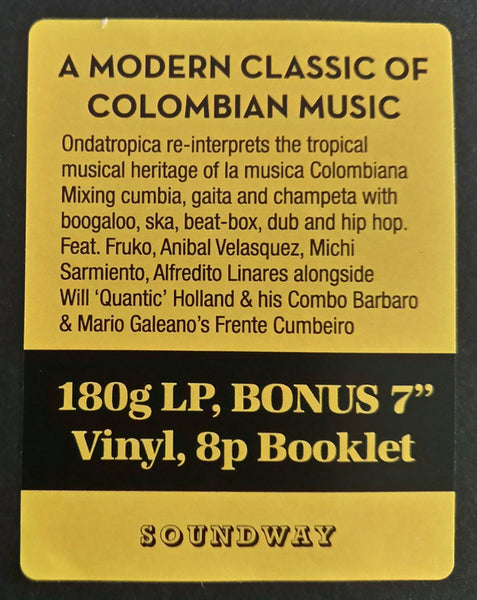 Ondatrópica – Ondatrópica - New 3 LP Record 2019 Soundway Europe Impory 180 gram Vinyl, 7" & Book - Latin / Cumbia - Shuga Records