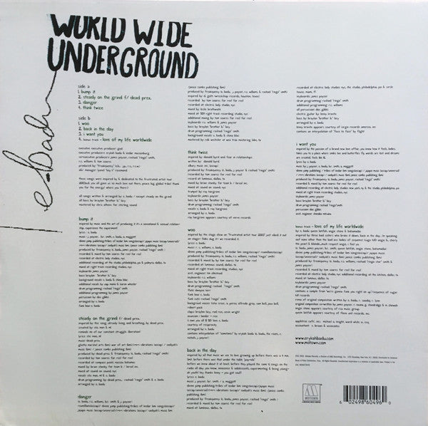 Erykah Badu – Worldwide Underground (2003) - New LP Record Motown USA Vinyl - Neo Soul / RnB