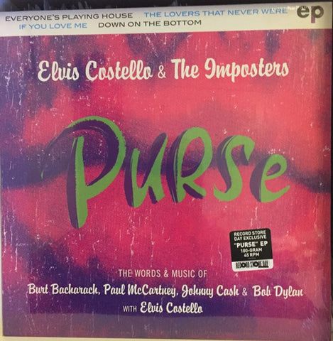 Elvis Costello & The Imposters – Purse - New EP Record Store Day 2019 Concord RSD 180 Gram Vinyl - Pop Rock