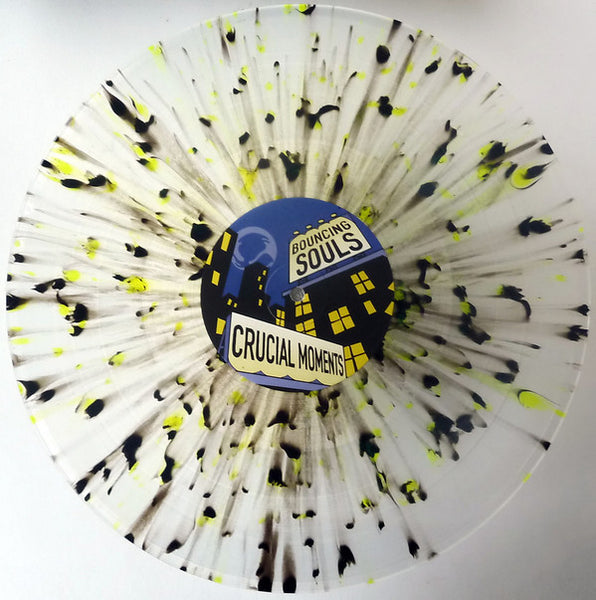 The Bouncing Souls – Crucial Moments - New EP Record 2019 Rise Clear With Black & Yellow Splatter Vinyl - Punk - Shuga Records