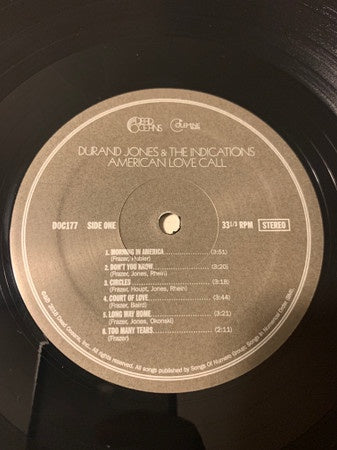 Durand Jones & The Indications - American Love Call - Mint- (no original cover) LP Record 2018 Dead Oceans Black Vinyl - Funk / Soul
