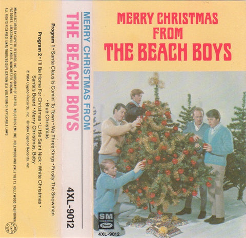 The Beach Boys – Merry Christmas From - Used Cassette 1986 Capitol Tape - Rock/Holiday