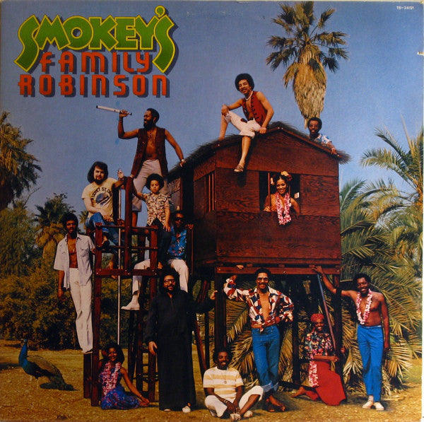 Smokey Robinson ‎– Smokey's Family Robinson - VG - 1976 - Used Vinyl Lp - Shuga Records