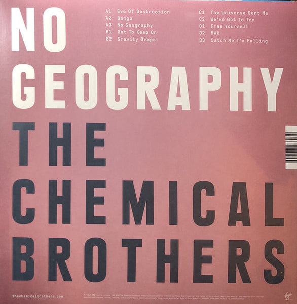 The Chemical Brothers - No Geography - New 2 LP Record 2019 Astralwerks Europe Import 180 gram Vinyl - Electronic / Electro / Big Beat