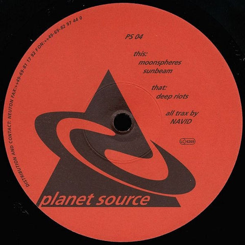 Navid – Divan Vol.0.3 - New 12" Single Record 1996 Planet Source Germany Vinyl - Techno / Acid / Progressive Trance