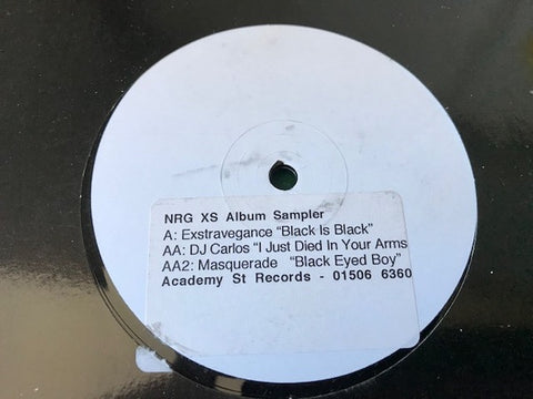 Various – NRG XS Album Sampler - New 12" Single Promo Record 1998 Academy Street UK Vinyl - House / Hi-NRG / Euro House
