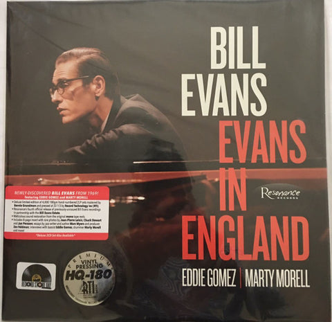 Bill Evans – Evans In England - New 2 LP Record Store Day 2019 Resonance RSD 180 gram Vinyl & Numbered - Jazz / Modal