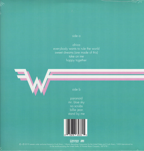 Weezer - Weezer Cover Songs - New LP Record Store Day 2019 Crush Atlantic RSD Teal Vinyl - Alternative Rock / Pop Rock - Shuga Records