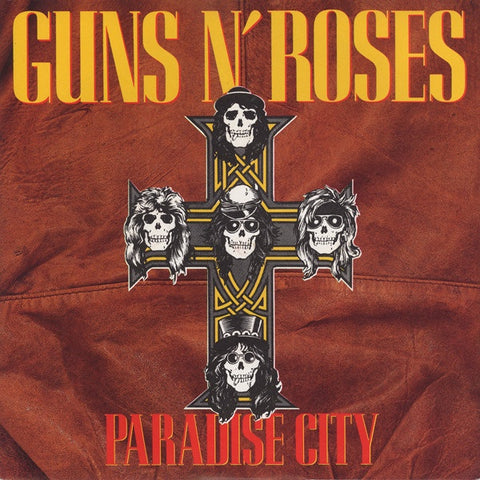 Guns N' Roses – Paradise City - VG+ 7" Single Record 1989 Geffen UK Vinyl - Hard Rock