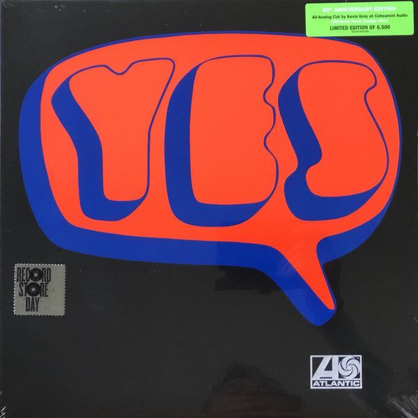 Yes - Yes (1969) - Mint- LP Record Store Day 2019 Atlantic RSD Neon Orange 180 gram Vinyl & Insert - Classic Rock / Prog Rock - Shuga Records