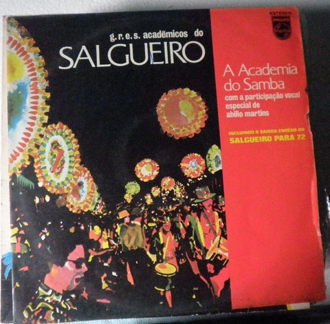 G.R.E.S. Acadêmicos Do Salgueiro – A Academia Do Samba - VG+ LP Record 1971 Philips Brazil Vinyl - Latin / Samba