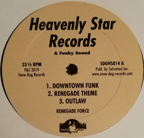 Renegade Force – Downtown Funk - New 12" EP Record Store Day 2019 Heavenly Star RSD Vinyl - Funk