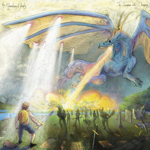 The Mountain Goats ‎– In League With Dragons - New 2 LP Record 2019 Merge Hardcore Version Green & Yellow Marbled Vinyl, 7", Poster & Download - Indie Rock / Folk Rock