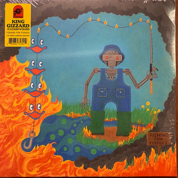 King Gizzard And The Lizard Wizard – Fishing For Fishies - New LP Record 2019 ATO Flightless Green Toxic Landfill Vinyl, Poster & Download - Psychedelic Rock / Blues Rock - Shuga Records