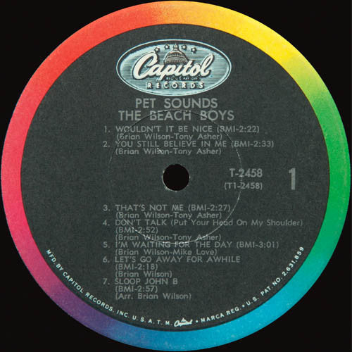 The Beach Boys - Pet Sounds - VG LP Record 1966 Capitol USA Mono Original Vinyl - Psychedelic Rock / Surf Rock / Pop Rock - Shuga Records