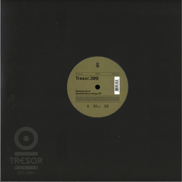 Sleeparchive ‎– Revised Recordings EP - Mint- EP Record 2019 Tresor German Import Vinyl - Techno - Shuga Records